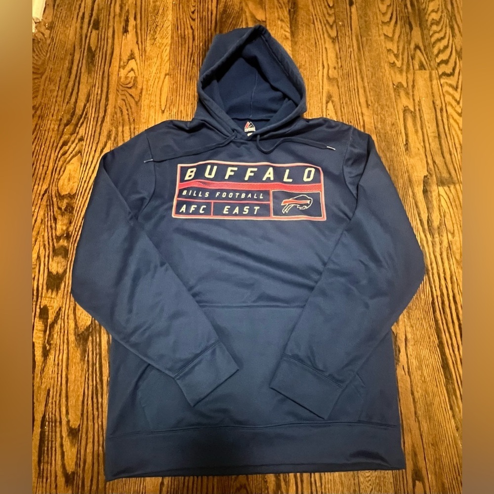 Majestic Buffalo Bills Blue Hoodie